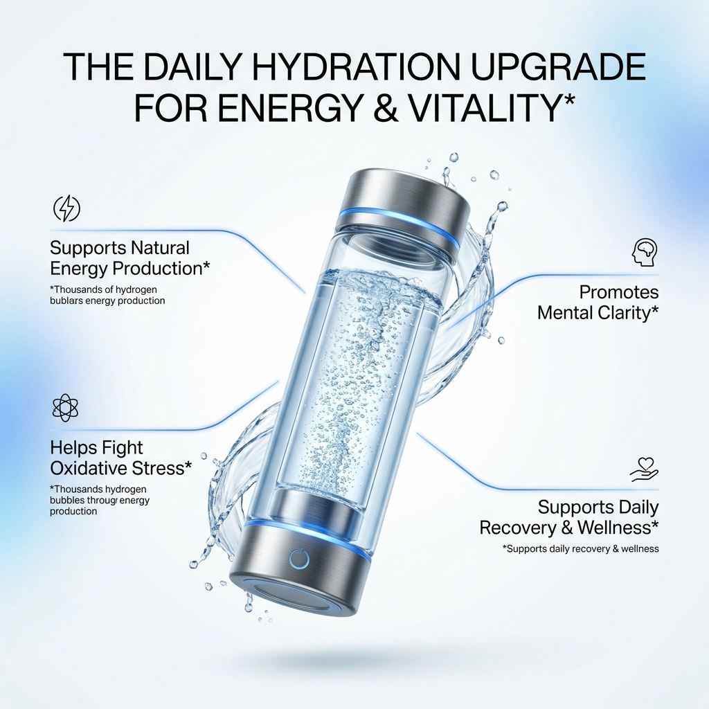 HydroGo® Hydrogen Water Bottle