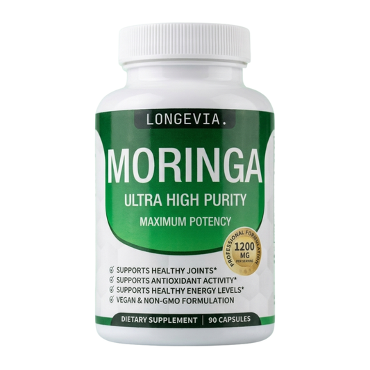 Moringa Ultra High Purity Buy 1 Get 1 Free + Free Gifts LONGEVIA.