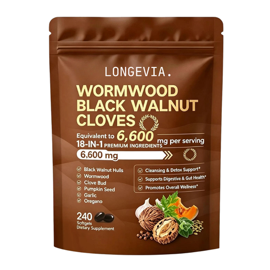 Wormwood Black Walnut Cloves LONGEVIA.