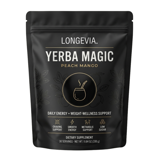Longevia Yerba Mate Peach Mango