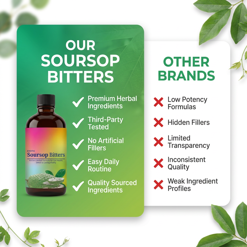 Exotic Soursop Bitters Buy 1 Get 1 Free + Free Gift
