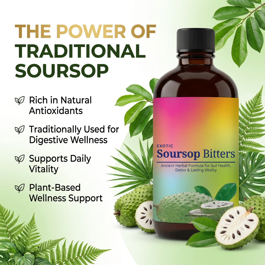 Exotic Soursop Bitters Buy 1 Get 1 Free + Free Gift
