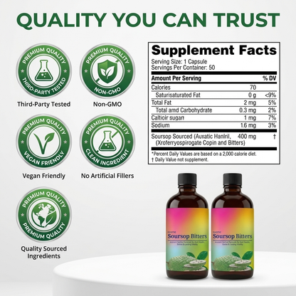 Exotic Soursop Bitters Buy 1 Get 1 Free + Free Gift