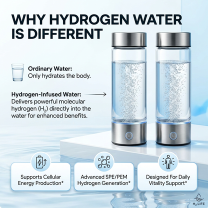 HydroGo® Hydrogen Water Bottle