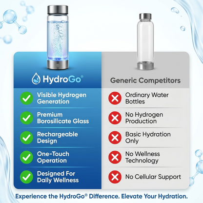 HydroGo® Hydrogen Water Bottle