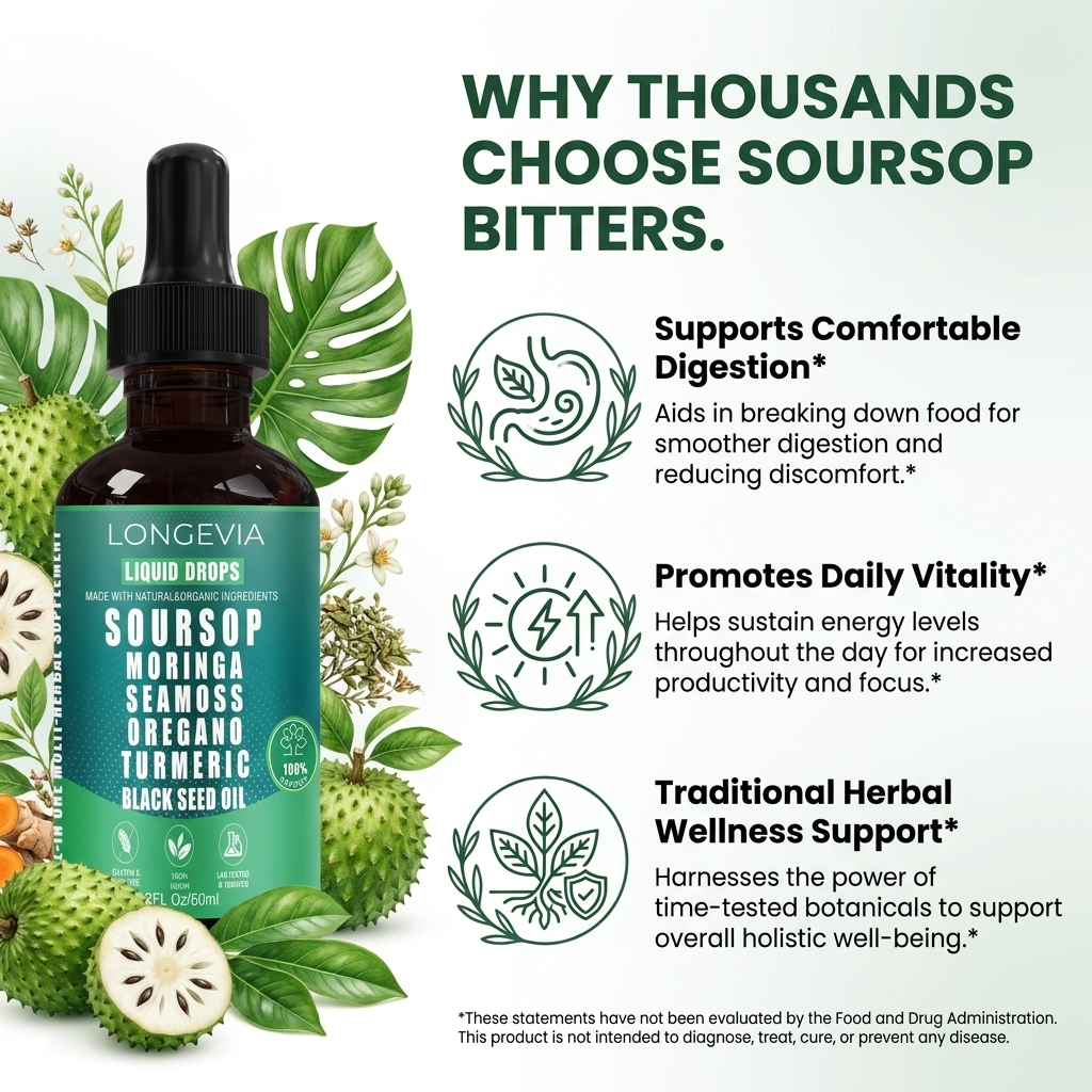 Soursop Seamoss Drops