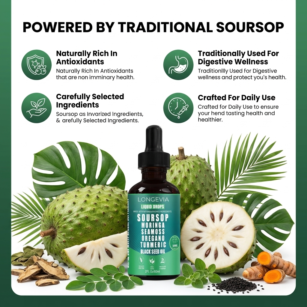 Soursop Seamoss Drops