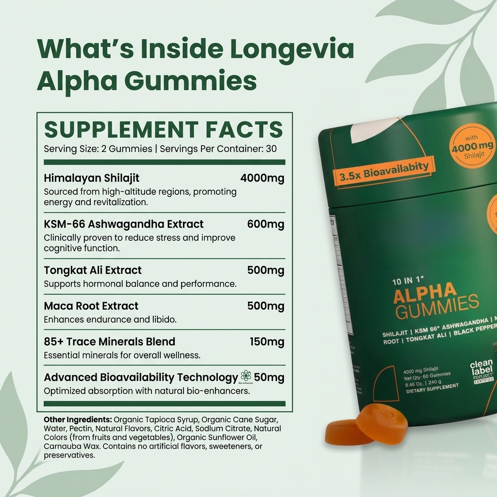 10 in 1 Alpha Gummies