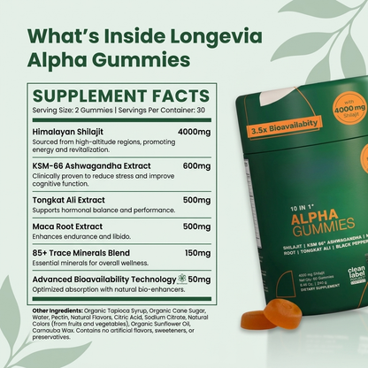 10 in 1 Alpha Gummies