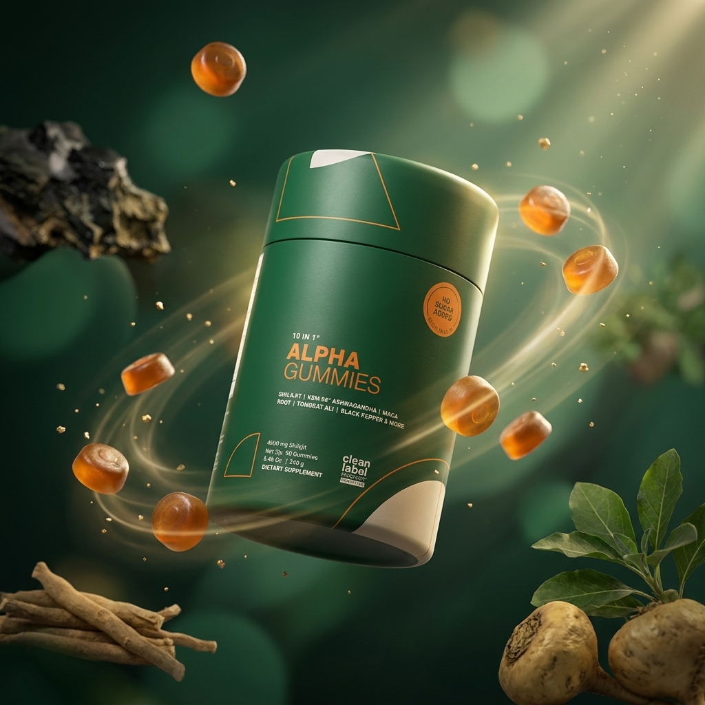 Alpha Shilajit Tongkat Ali Gummies