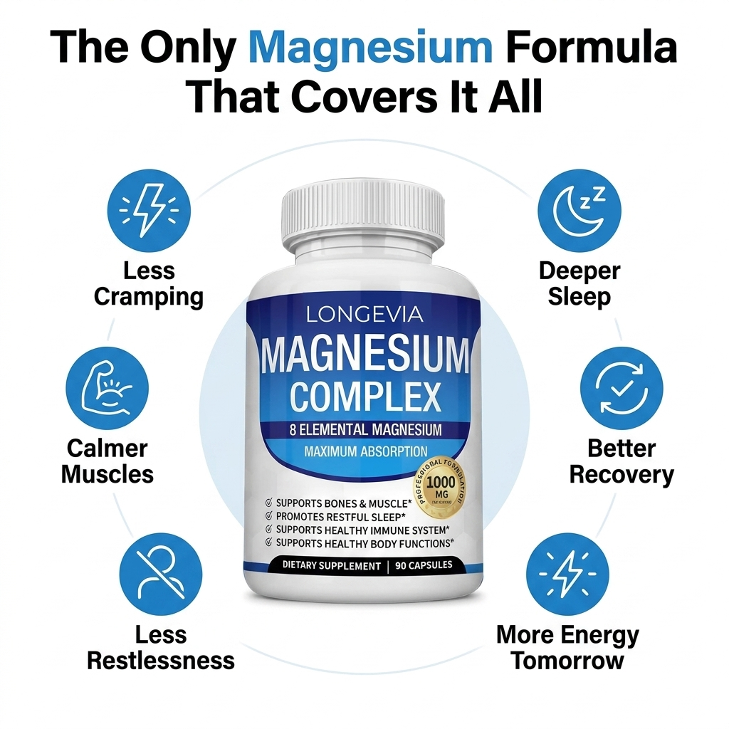 Magnesium Complex Buy 1 Get 1 Free + Free Gifts
