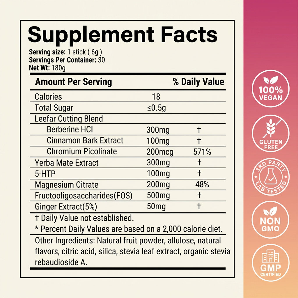 Cutting Mix Berberine Yerba Mate 5-HTP