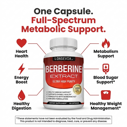 Berberine Supplement LONGEVIA.