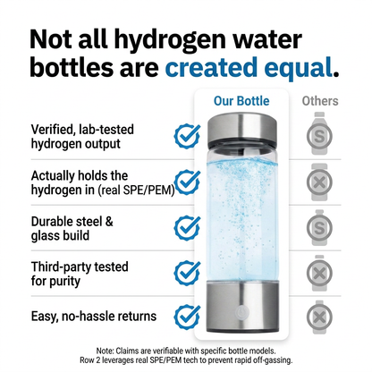 Hydrogen Water Bottle Longevia