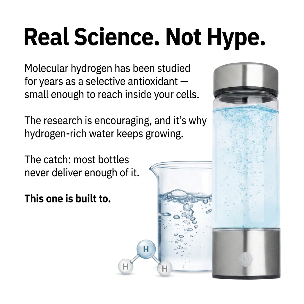 Hydrogen Water Bottle Longevia