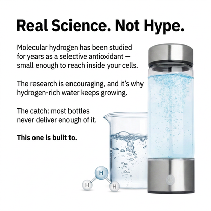 Hydrogen Water Bottle Longevia
