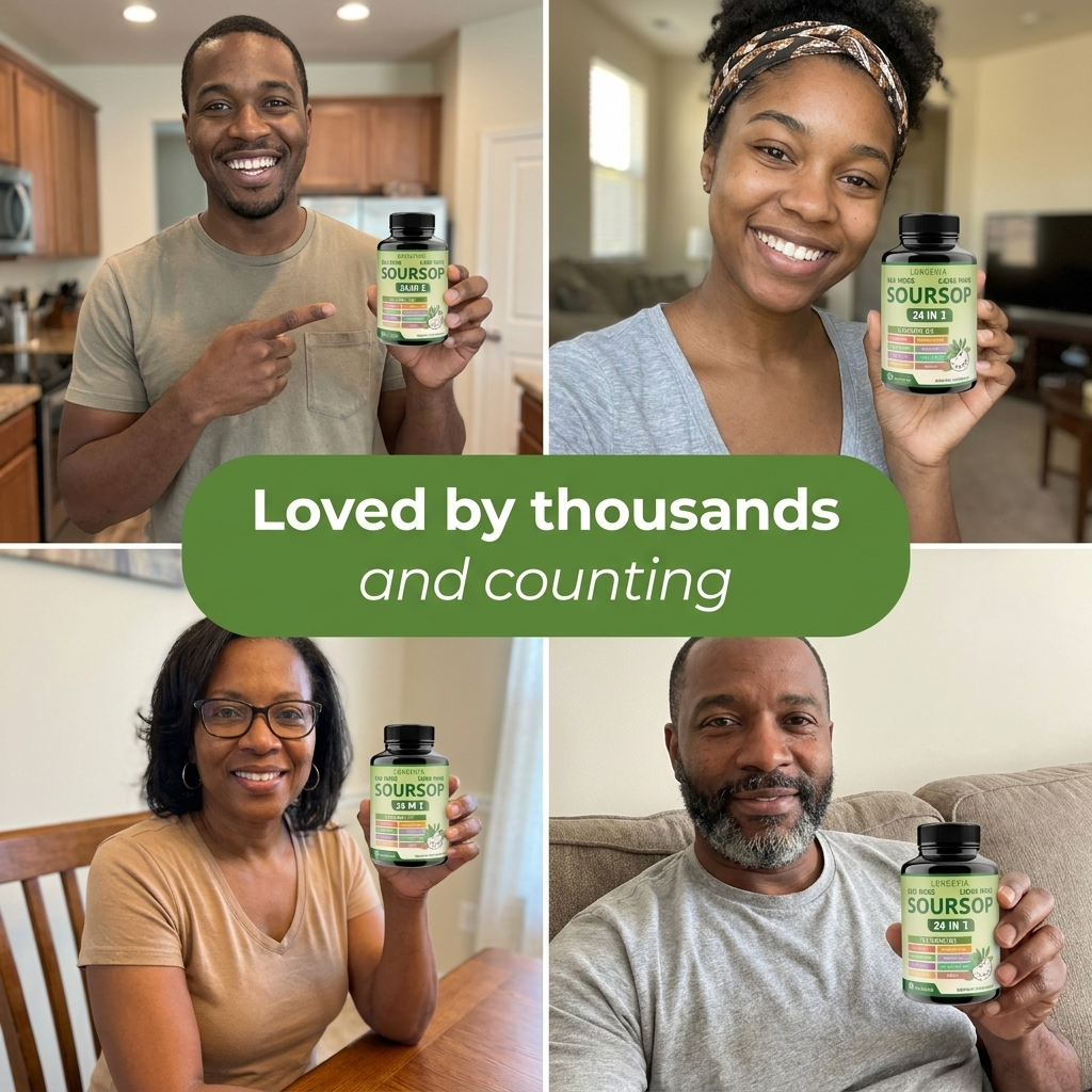 Sea Moss Soursop Capsules 24-in-1 LONGEVIA.