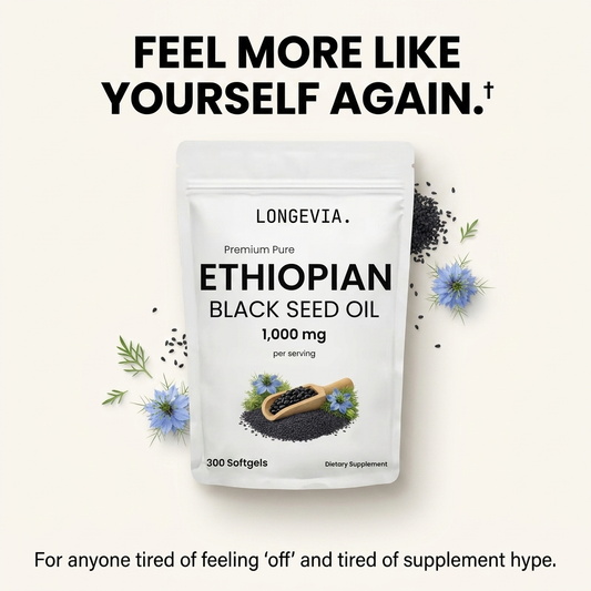 Ethiopian Black Seed Oil LONGEVIA.