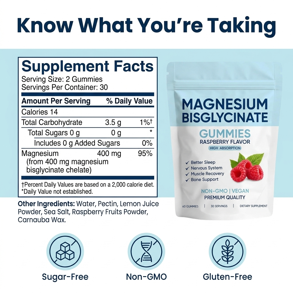 Magnesium Bisglycinate Buy 1 Get 1 Free + Free Gifts LONGEVIA.